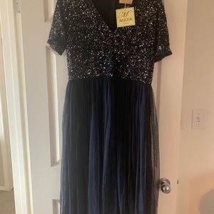 Beautiful navy party dress